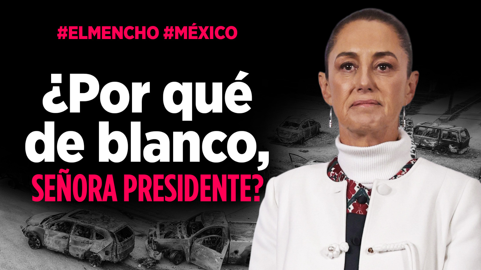La vestimenta de la Señora Presidente despierta dudas sobre el presente y futuro de México. ¿Por qué elige el blanco?
