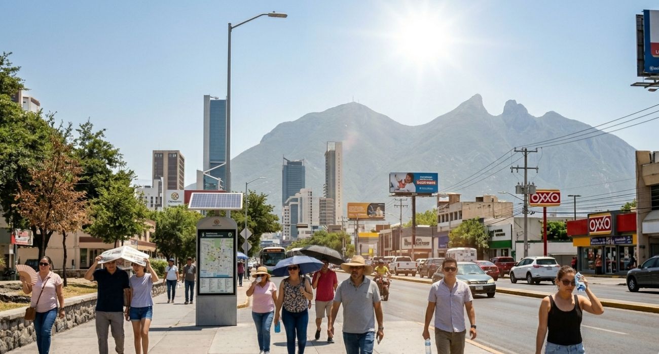 La calidad del aire en Monterrey se ve comprometida por el calor extremo, afectando eventos musicales y culturales.